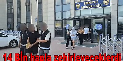 UYUŞTURUCU OPERASYONUNDA 13 BİN 904 HAP ELE GEÇİRİLDİ