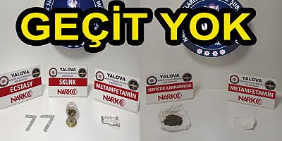 UYUŞTURUCU SATICILARINA YALOVA DA GEÇİT YOK