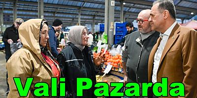 VALİ USTA’DAN SALI PAZARINA ZİYARET