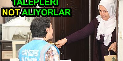VATANDAŞIN TALEPLERİ NOT ALINIYOR 