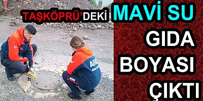 YAĞMUR BOŞ KAPLARDAKİ MAVİ BOYAYI AKITTI