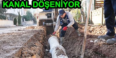 YAĞMURSUYU HATTI DÖŞENİYOR