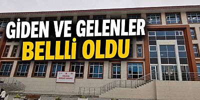 YALOVA ADLİYESİNE GİDEN ve GELEN HAKİM SAVCILAR BELLİ OLDU