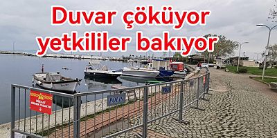 YALOVA BALIKÇI BARINAĞİ ÇÖKÜYOR YETKİLİLER İZLİYOR