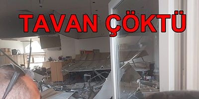 YALOVA BELEDİYE TAVANI ÇÖKTÜ 4 YARALI