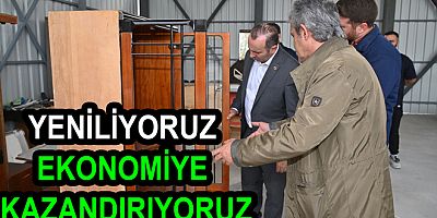 YALOVA BELEDİYESİ ATIKLAR GERİ KAZANDIRIYOR