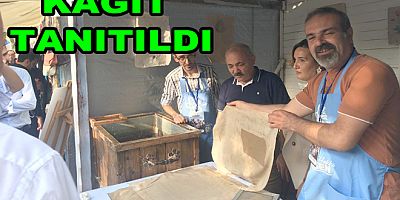 YALOVA BELEDİYESİ FESTİVALDE KAĞIDI TANITTI