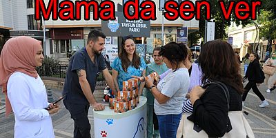 YALOVA BELEDİYESİ MAMA DAĞITTI