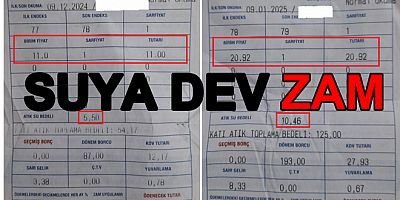 YALOVA BELEDİYESİ SUYA YÜZDE YÜZ ZAM YAPTI