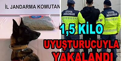 YALOVA’DA 1,5 KİLO UYUŞTURUCU ELE GEÇİRİLDİ!