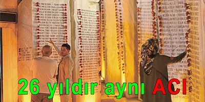 YALOVA’DA 17 AĞUSTOS DEPREM ACISI 26. YILDIR UNUTULMADI