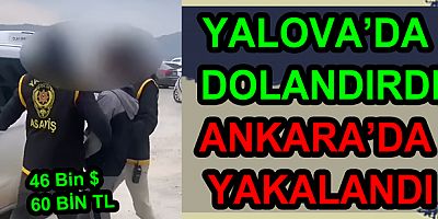 YALOVA DA 2 KİŞİ 46 BİN DOLAR DOLANDIRICIYA KAPTIRDI