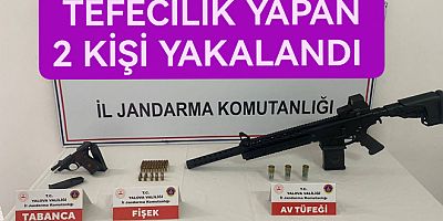 YALOVA'DA 2 TEFECİ YAKALANDI
