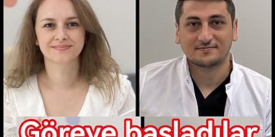 YALOVA'DA 2 YENİ UZMAN DOKTOR GÖREVE BAŞLADI
