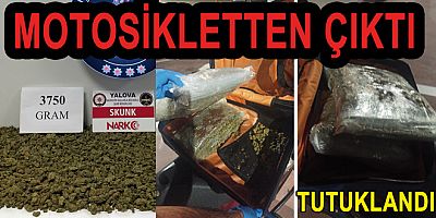 YALOVA’DA 3 KİLO 750 GRAM UYUŞTURUCU ELE GEÇİRİLDİ
