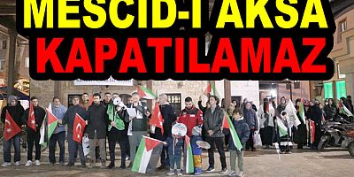 YALOVA’DA “AKSA'YA SAHİP ÇIK!” EYLEMİ GERÇEKLEŞTİRİLDİ