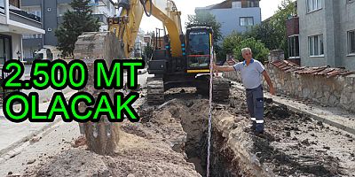 YALOVA DA ALT YAPI DEVAM EDİYOR