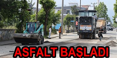 YALOVA’DA ASFALT ATILMAYA BAŞLADI