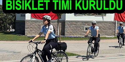 YALOVA DA BİSİKLETLİ POLİS TİMİ GÖREVE BAŞLADI