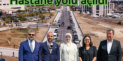 YALOVA DA ÇÖKEN HASTANE YOLU YENİDEN HİZMETTE