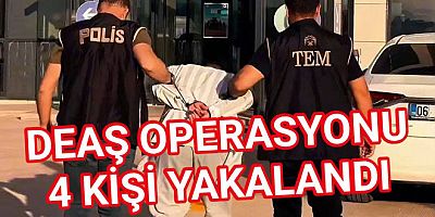 YALOVA’DA DEAŞ OPERASYONUNDA 4 ŞÜPHELİ YAKALANDI