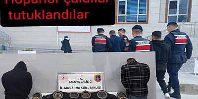 YALOVA DA HOPALÖR HIRSIZLARI TUTUKLANDI