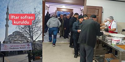 YALOVA'DA İFTAR SOFRASI KURULDU