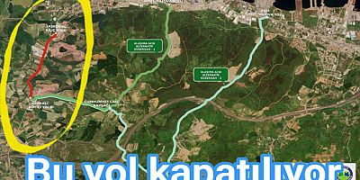 YALOVA’DA KRİTİK YOL 1 HAFTA KAPANIYOR!