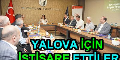 YALOVA’DA MESLEK ODALARI İSTİŞARE İÇİN TOPLANDI