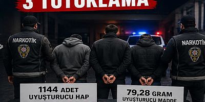 YALOVA’DA NARKOTİK OPERASYONU 3 KİŞİ TUTUKLANDI