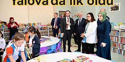 YALOVA’DA OYUNCAK KÜTÜPHANESİ AÇILDI