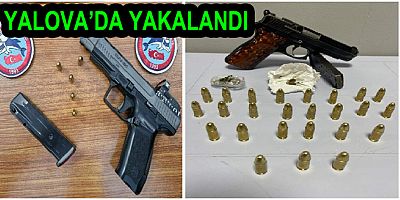YALOVA DA RUHSATSIZ SİLAH ELE GEÇİRİLDİ