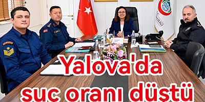 YALOVA'DA SUÇ ORANI DÜŞTÜ