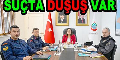 YALOVA’DA SUÇTA DÜŞÜŞ VAR