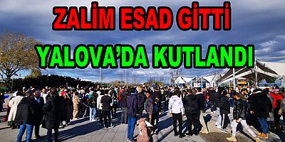YALOVA'DA SURİYELİLER KUTLAMA YAPTI