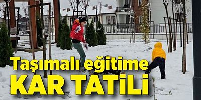 YALOVA'DA TAŞIMALI KÖY OKULLARI TATİL EDİLDİ
