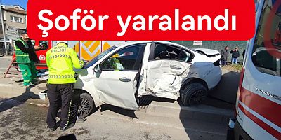 YALOVA'DA TRAFİK KAZASINDA 1 KİŞİ YARALANDI
