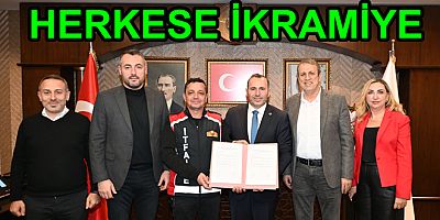 YALOVA DA TÜM PERSONELE YILBAŞI İKRAMİYESİ
