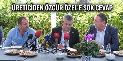 YALOVA’DA ÜRETİCİ ÖZGÜR ÖZEL’E İPTAL ETTİRDİĞİ YASAYI HATIRLATTI