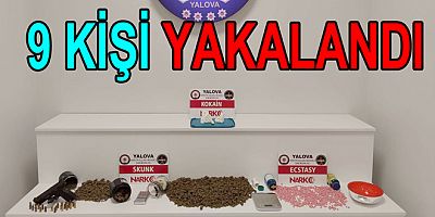 YALOVA’DA UYUŞTURUCU SATICISI 5 KİŞİ TUTUKLANDI