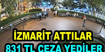 YALOVA’DA YERE İZMARİT ATANLARA 831 TL CEZA