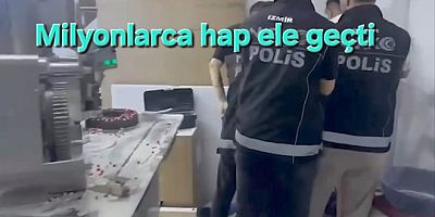 YALOVA DAHİL 69 İLDE 708 KİLO MADDE VE 2.9 MİLYON HAP ELE GEÇİRİLDİ
