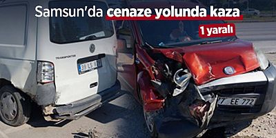 YALOVA'DAN CENAZEYE GİDERKEN KAZA YAPTILAR