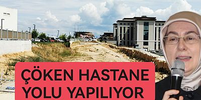YALOVA HASTANE YOLU YAPILIYOR