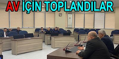 YALOVA İL AV KOMİSYONU TOPLANDI