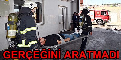 YALOVA İTFAİYESİ’NDEN GERÇEĞİ ARATMAYAN TATBİKAT