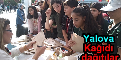 YALOVA KÂĞIDI DAĞITILDI
