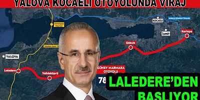 YALOVA KOCAELİ OTOYOLUNDA SONA YAKLAŞILIYOR