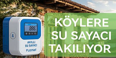 YALOVA KÖYLERİNE AKILLI SU SAYACI TAKILIYOR