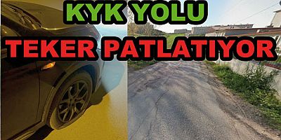 YALOVA KYK YOLUNDA LOGAR KAPAĞI TEKER PATLATIYOR